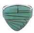 Sterling Silver Turquoise Inlay Heavy Ring Size 8-3/4 PX40402